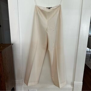 Ralph Lauren Black Label Vintage Wide Leg Cream Trousers